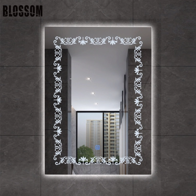 Bathroom Vanity Decorative Wall Mounted Illuminated Mirror with LED Lights