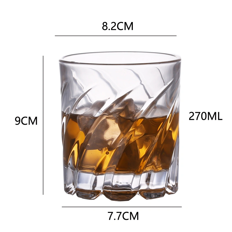 Bar Creative Rotating Whiskey Rotating Wine Glass Decompression Cup