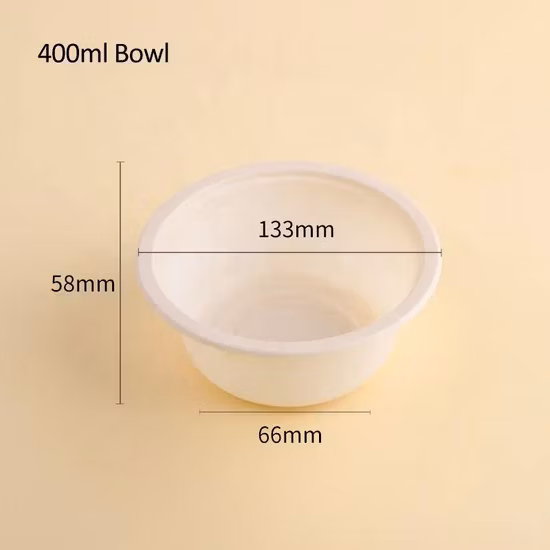 Disposable Table Ware Food Container Degradable Bowl